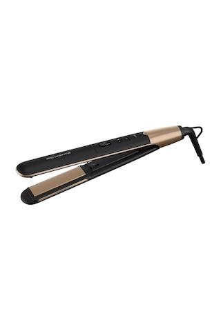 Rowenta SF4630 Express Shine Infuser Saç Düzleştirici Gold - Siyah