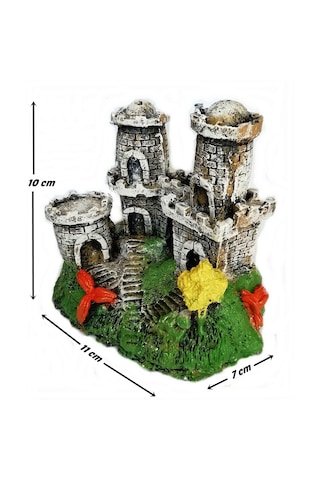 Eski Kule Akvaryum Dekoru 10 Cm