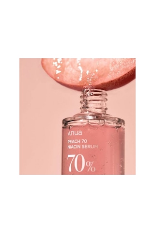 Anua Peach 70 Nıacın Serum Pürüzsüz Ve Parlak Bir Cilt İçin Şeftali Serumu 30 Ml