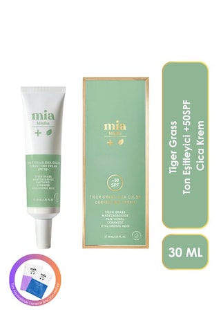 Mia Klinika Tiger Grass Ton Eşitleyici Kızarıklık Karşıtı Cica Krem SPF50 30 ML