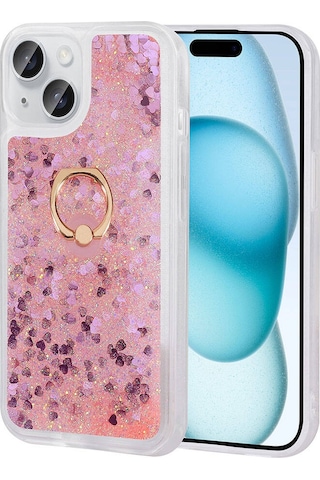 Apple Uyumlu iPhone 15 Plus Milce Kılıf-pembe Pembe Pembe