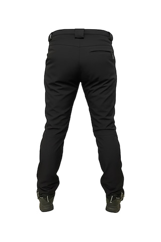 Mysia Outdoor Siyah Soft Shell Pantolon İçi Polarlı Siyah