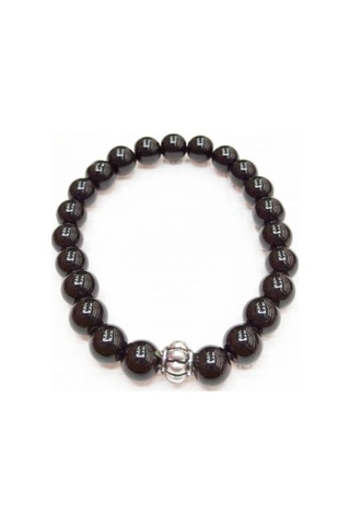 Oriental Kuyumculuk Jewellery Parlak Turmalin Taşlı Bileklik Siyah