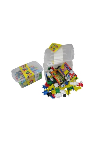 Matrax Oyuncak Flexy Tangles Lego 150 Parça Yapım Seti Saklama Kabında