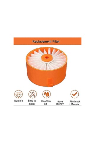 Blackdecker Bsv2020g Bsv2020p Powerseries Extreme Kablosuz Elektrikli Süpürge İçin Yedek Filtre Ac Db Yc