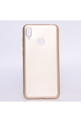 Huawei Y7 Prime 2019 Kılıf Esnek Yapılı İnce Slim Silikon Kapak Ryc/premier Gold