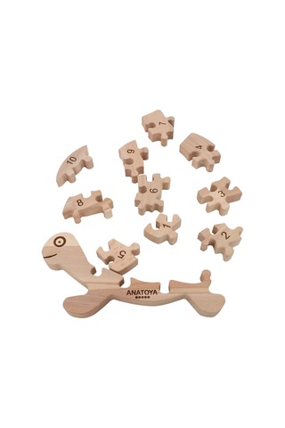 Ahşap Kaplumbağa Puzzle - Anatoya