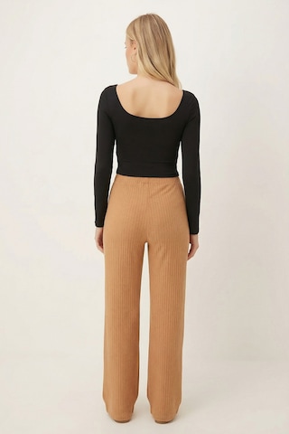 Armonika Kadın Camel Yumuşak Dokulu Likralı Pantolon Arm-26k001090
