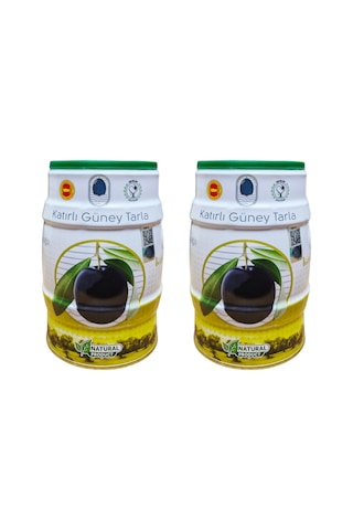 Katırlı Güney Tarla Sofralık Siyah Zeytin M-S 2 x 1 KG