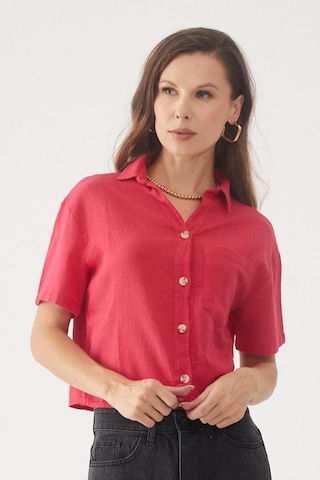 Kadın Fuşya Gömlek Fuşya