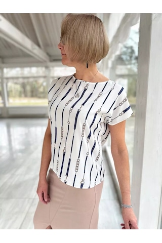 Nıka & Collectıon Ceket Altı Giyilebilen Kısa Kollu Bluz 221901284