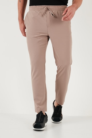 Buratti Streç Regular Fit Normal Bel Düz Paça Jogger Erkek Pantolon Cf25617801 Bej