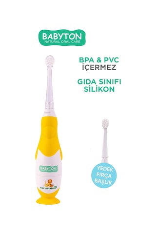 Babyton Bebekler ve Çocuklar İçin Sonik Pilli Diş Fırçası