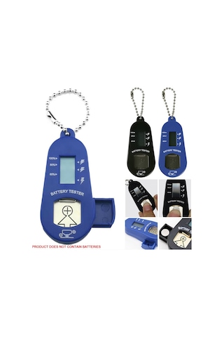 Siyah-üniversal İşitme Cihazı Pili Test Pil Test Cihazı Dijital Ölçüm Cihazı Lcd Ekran Düğme Pili