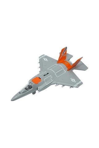 1:16 Maxx Wheels Sesli Ve Işıklı Jet Fighter - Turuncu