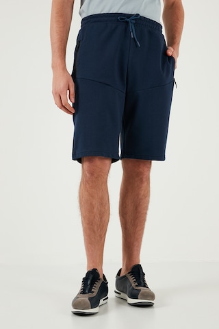 Buratti Belden Bağlamalı Pamuklu Cepli Regular Fit Erkek Short 5908047 Indigo