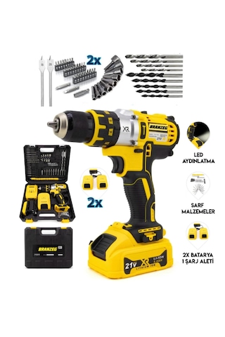 Branzeg BRZ510 10 MM Darbeli Çelik Mandren Vidalama Matkap