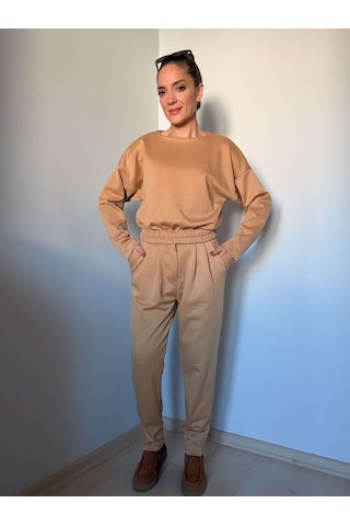 Ali Butik Camel Modal Takım Camel