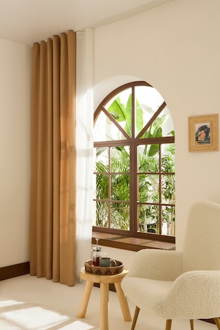 Kaşmir Home Perla Keten Fon Perde Bej 150x270 Cm Bej