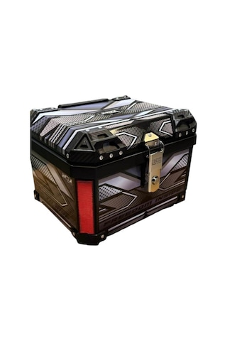 Premium Motosiklet Çanta Abs Arka Çanta Reknli Çanta 60 Litlere Su Geçirmez Kırılmaz Karışık