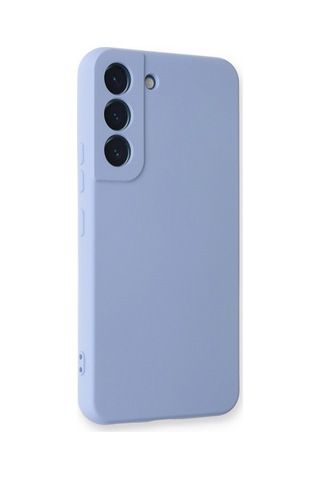 Samsung Galaxy Uyumlu Galaxy S23 Kılıf Nano İçi Kadife Silikon - Lila 1