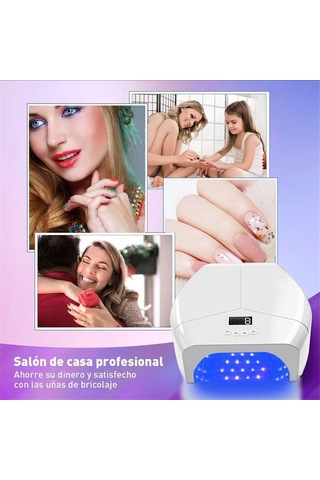 Xurunkeji Uv Tırnak Lambası Tırnak Işık Terapi Makinesi Uv Tırnak Cilası Pişirme Lambası Jel Cila İçin Hızlı Kürleme Kurutucu Led Lambalar Abd Fişi