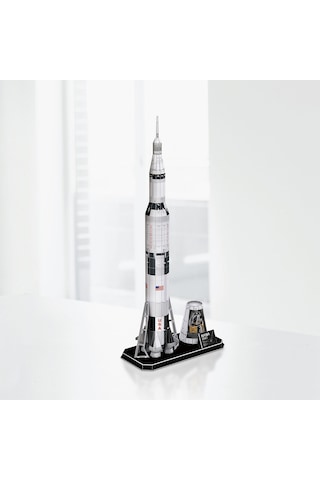 Nasa - Apollo Saturn V Roket 3d Puzzle Ds1059h