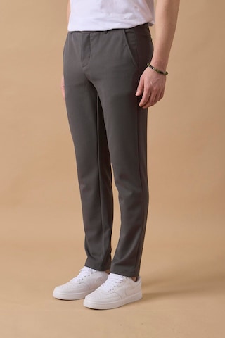 Braccas Erkek Beli Lastikli Antrasit Chino Pantolon Antrasit