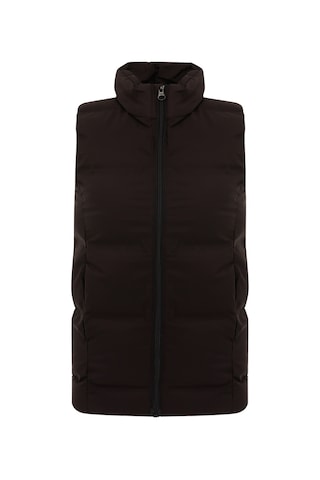 Name It Nmfmellow Long Puffer Siyah Kız Çocuk Yelek Siyah