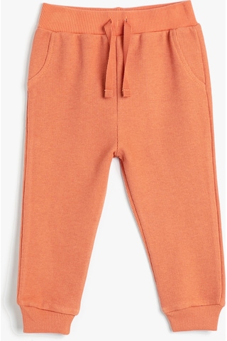 Koton Basic Jogger Eşofman Altı Beli Bağlamalı Kaşkorse Pamuklu Kiremit 4wmb40083tk 4WMB40083TKKM1 Kiremit