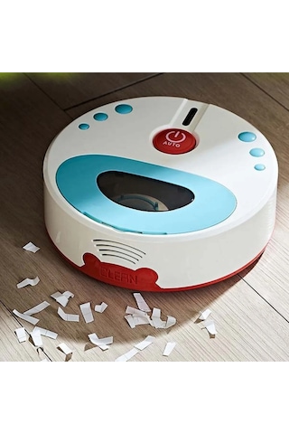 Oyuncak Pilli Işıklı Robot Süpürge