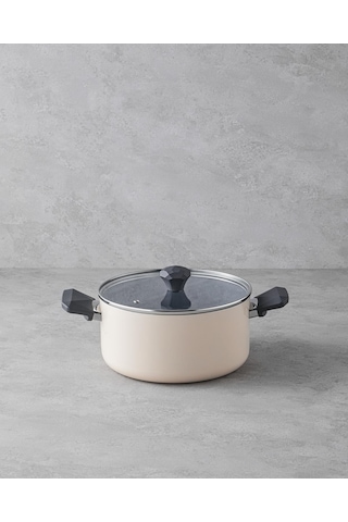 Prego Cerawell Seramik Tencere Krem - 24 Cm