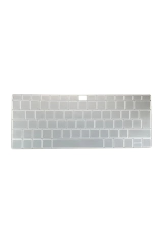 Huawei Matebook 14 / D14 / D15 / 16 Uyumlu Silikon Klavye Koruyucu Şeffaf Yazısız Tasarım, Türkçe