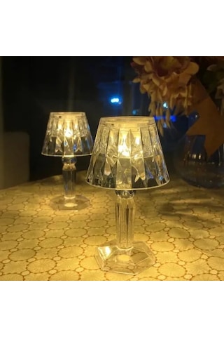 Dekoratif Pilli Led Masa Lambası 12'li