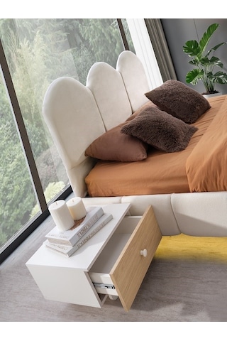 Floransa Mdf Komodin 2 Adet Aytaşı
