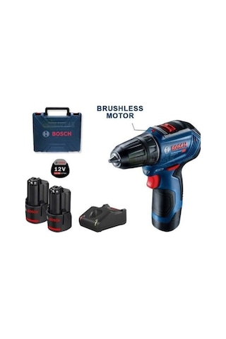 Bosch Professional GSR 12V-30 2x2Ah Çift Akülü Delme/Vidalama Makinesi - 06019G9000