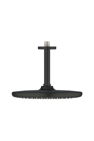 Grohe Tempesta 250 Tepe Duşu Seti 142 Mm, Tek Akışlı Mat Siyah - 266692430 Siyah