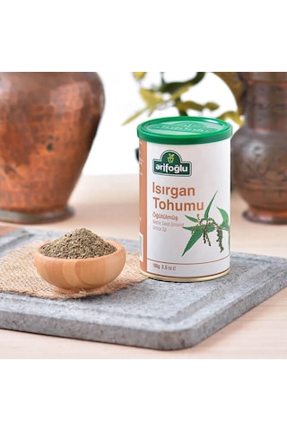 Arifoğlu Öğütülmüş Isırgan Tohumu Teneke 100 G