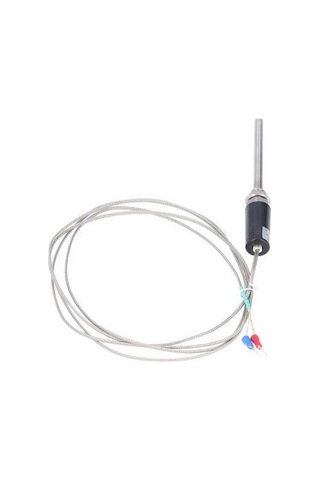 Besthome1 K Tipi Termokuple, 100mm Sap, 0-800 C, Nikel Krom, Pıd Uyumlu Sensör