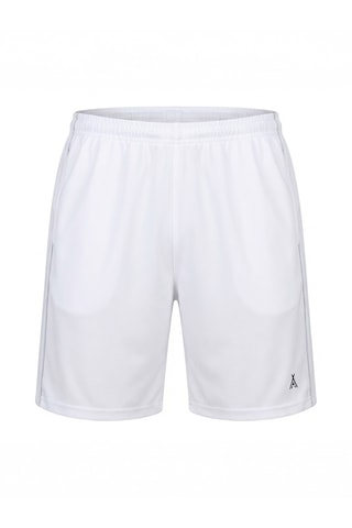 Orendahill Erkek Spor Şort Hızlı Kuruyan Esnek Regular Fit Trim Biyeli Activewear Beyaz