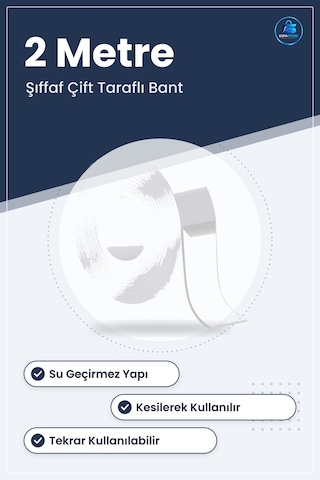 Çift Taraflı Nano Bant Yeniden Kullanılabilir Su Geçirmez Kesileb Diğer