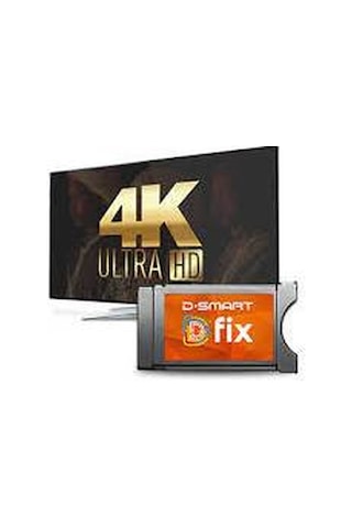 D Smart D Fix Modül Cı Digital 4K Uhd Fhd 12 Ay Mega Paketli