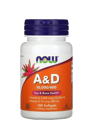 A & D 10,000/400 100 Softgels