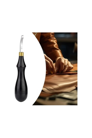 Trendooze 1.5mm Siyah Cilt Kenar Kesici Çalışma Alet Siyah