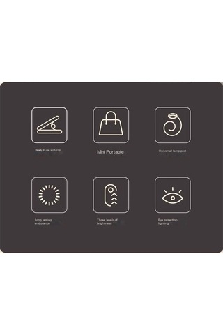 Soulader Şarjlı Led Gece Lambası, Kablosuz Taşınabilir Dekoratif Aydınlatma Gri