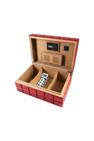Humidor 125's Colibri Heritage Cigarspa Elk.nemlendiricili Puro Kutusu Kırmızı