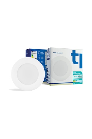 Redeem C10W Downlight, Titreşimsiz, Göz Konforu, 609 Lümen, Doğal Beyaz, 4000 Kelvin Beyaz