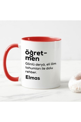 Kişiye Özel Öğretmen Kelime Anlamı Kupa Bardak Ha22