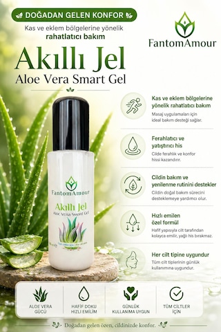 Fantom Amour Aloe Vera Akıllı Jel 100 ML Fantom Amour Aloe Vera Akıllı Jel 100 ML