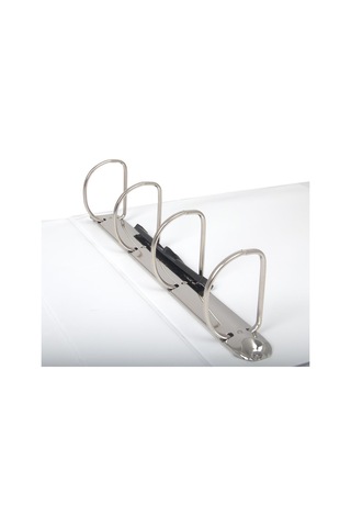 Önder 4 Halkalı Klasör Pvc Cepli 7 Cm - Beyaz Beyaz